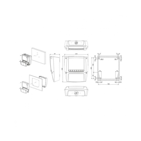 Tablou electric Dixell XLR170-5N1C3 pentru camere frigorifice [1]
