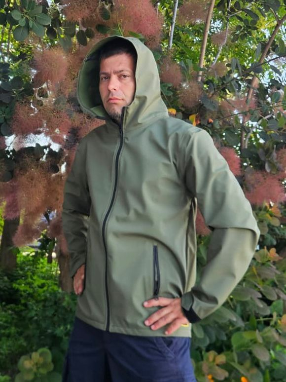 JACHETA RAIN SHIELD OLIVE [2]