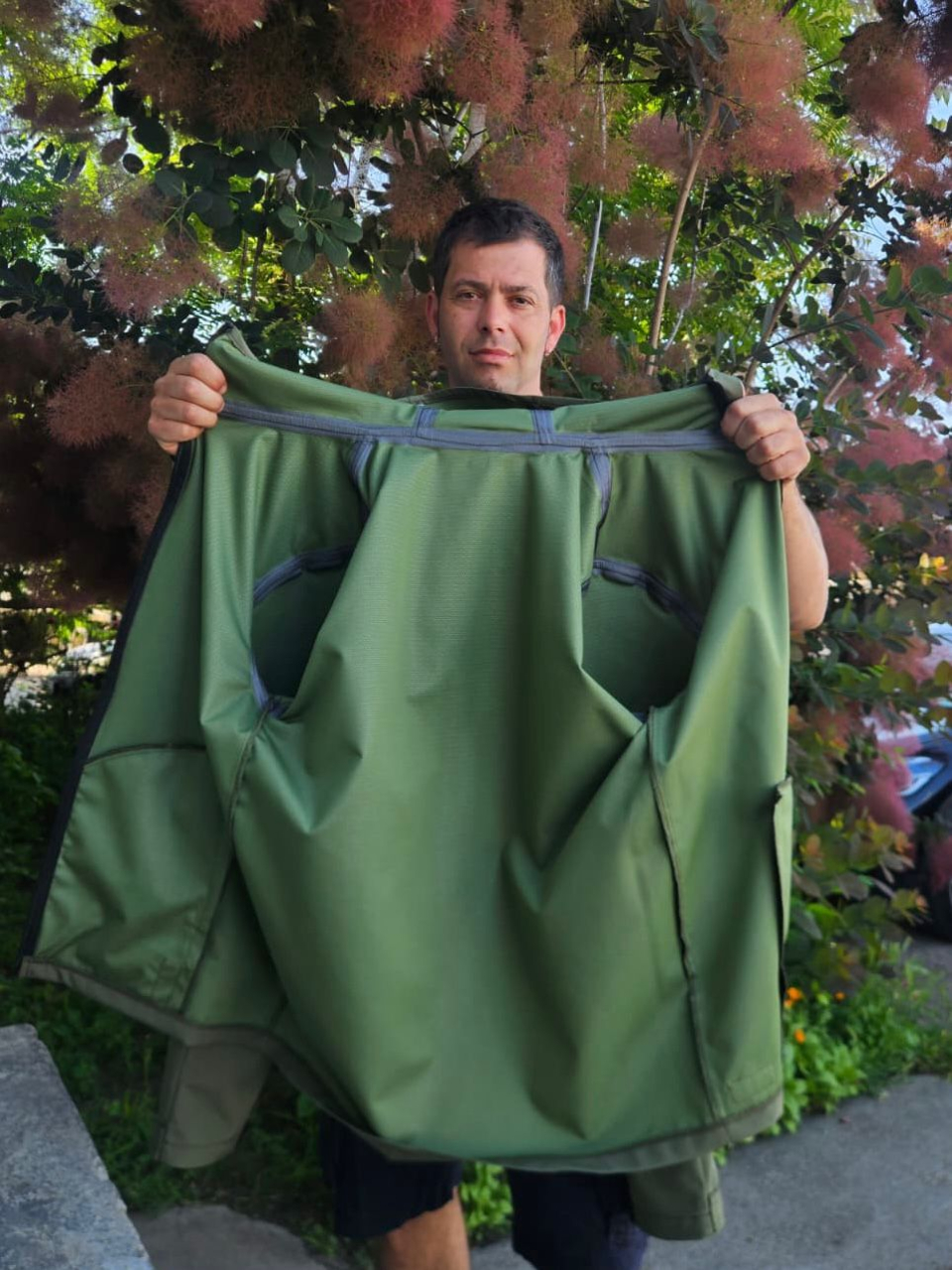 JACHETA RAIN SHIELD OLIVE [3]