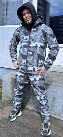 COSTUME - COSTUM BIG GAME GREY CAMO