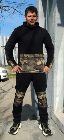 COSTUM POLAR HARD SKIN NEGRU