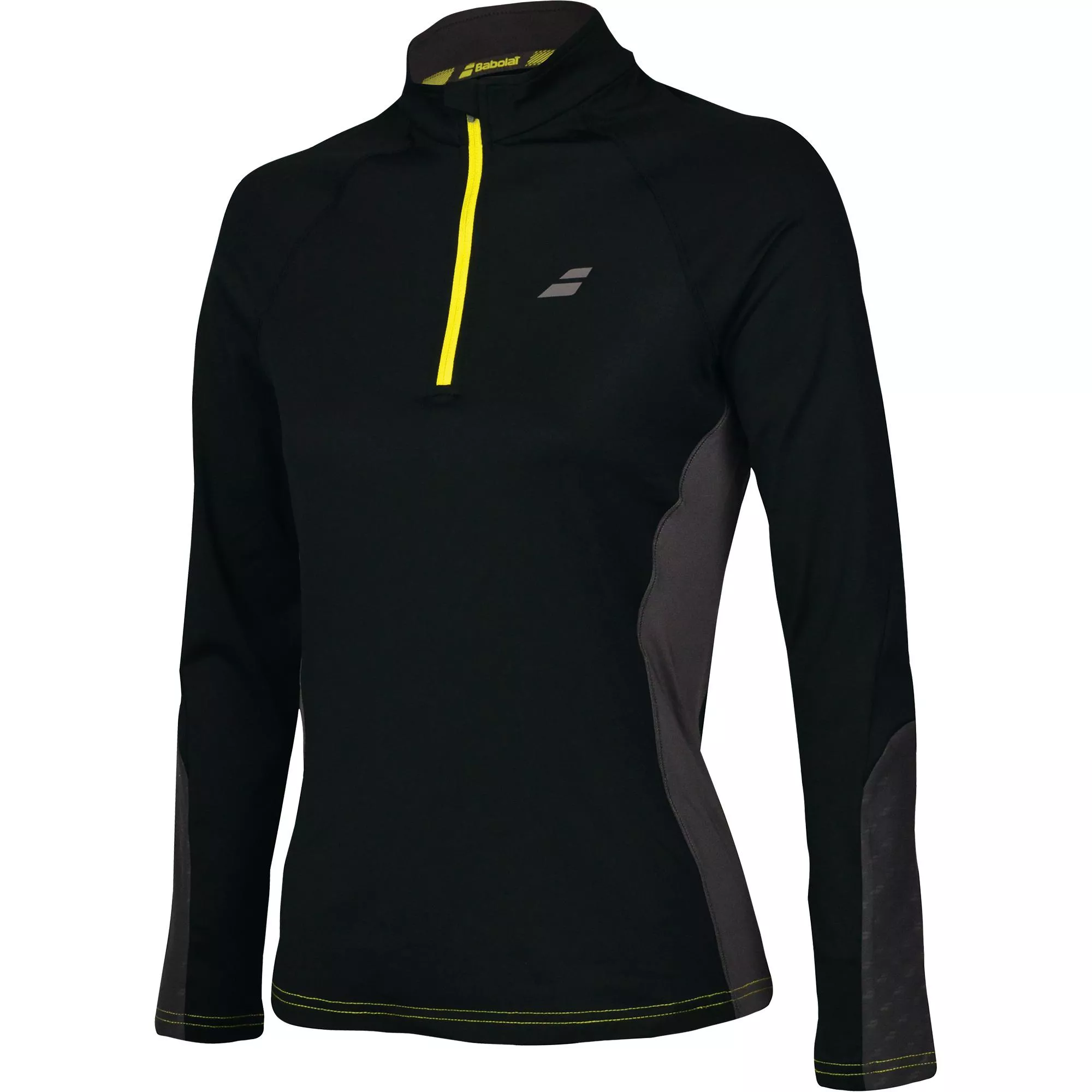 Bluza dama Babolat Core 1/2 Zip - negru/gri [2]