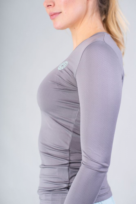 Bluza dama BIDI BADU Pia Tech Roundneck - gri [4]