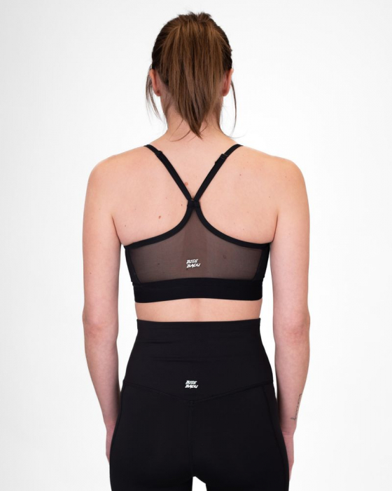 Bustiera BIDI BADU Crew Low Support Strappy Dama - Negru [4]