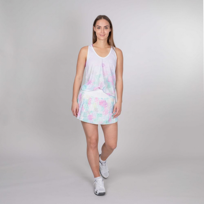 Fusta BIDI BADU Lowey Tech Plissee Dama - Alb/Roz [3]