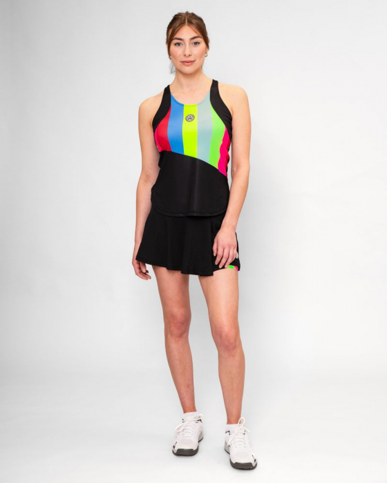 Fusta BIDI BADU New York Printed Wavy Dama - Negru/Mixed [4]