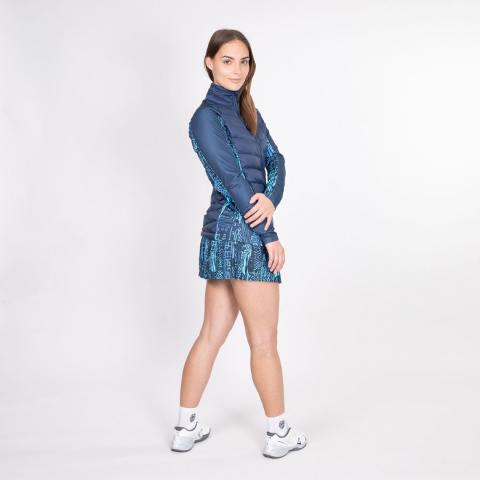 Geaca dama BIDI BADU Dania Tech Down - Albastru Inchis/Aqua [4]