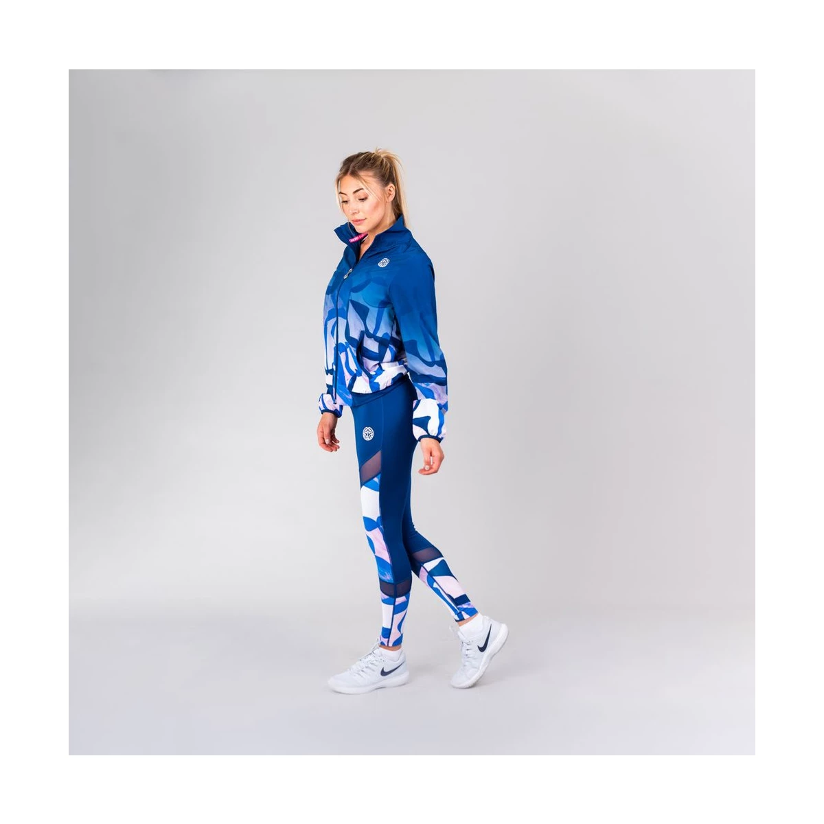 Jacheta dama BIDI BADU Gene Tech - Albastru Inchis/Roz [2]