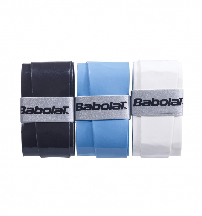 Overgrip Babolat My Overgrip x3 - Negru / Albastru / Alb [3]