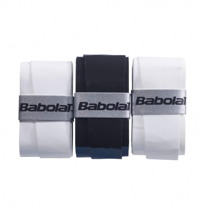 Overgrip Babolat My Overgrip x3 - Negru / Alb [2]