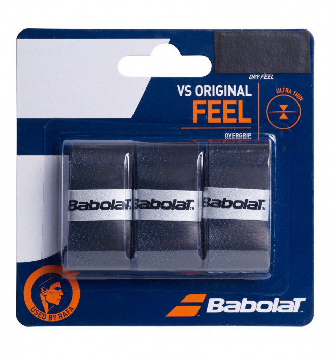 Overgrip Babolat VS Original x3 - Negru / Albastru [2]
