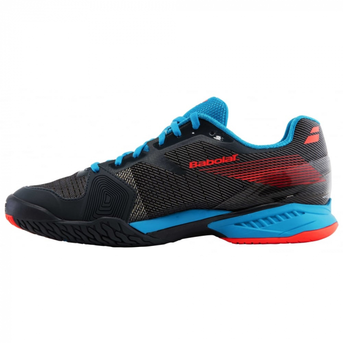 Pantofi Babolat Jet All Court Junior - Gri / Rosu / Albastru [2]