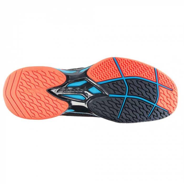 Pantofi Babolat Jet All Court Junior - Gri / Rosu / Albastru [3]