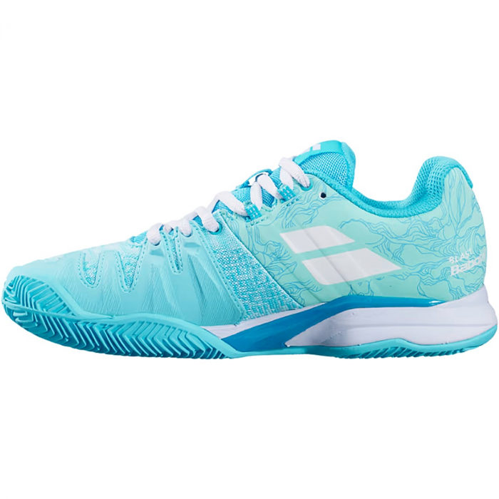 Pantofi Babolat Propulse Blast Clay Dama - Turquoise [3]