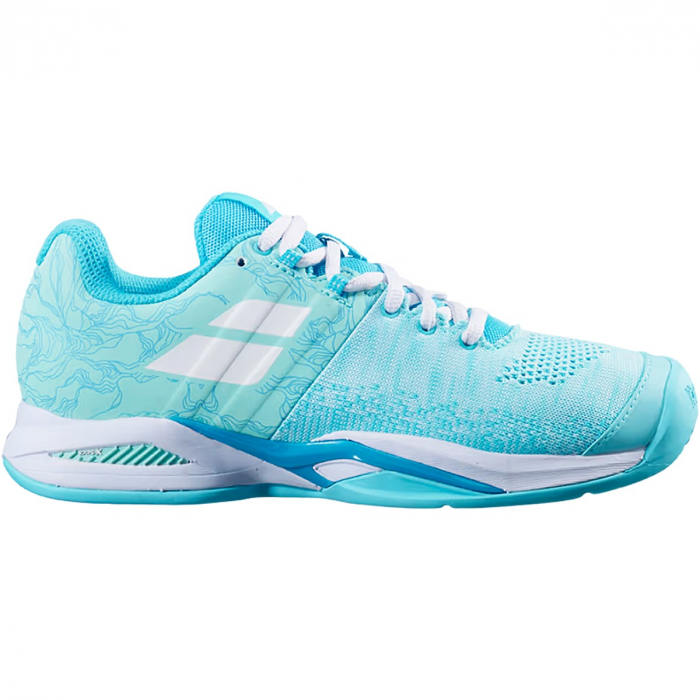 Pantofi Babolat Propulse Blast Clay Dama - Turquoise [2]