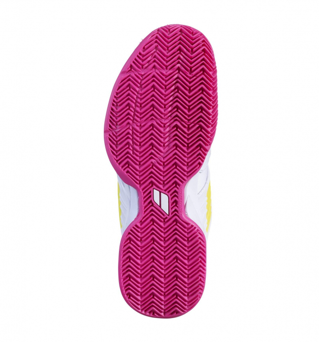 Pantofi Babolat Propulse Fury Clay Dama - Alb / Roz [5]