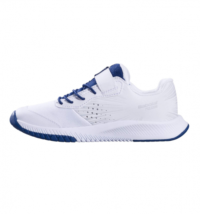 Pantofi Babolat Pulsion All Court Kid - Alb / Albastru Inchis [3]