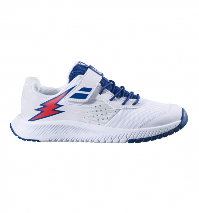 Pantofi Babolat Pulsion All Court Kid - Alb / Albastru Inchis [2]