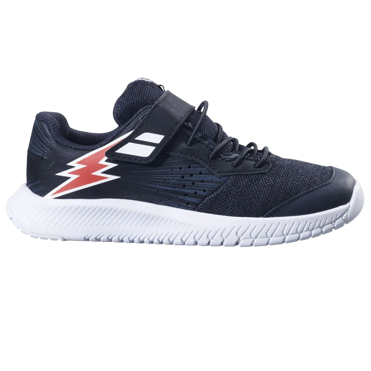 Pantofi Babolat Pulsion kid - negru/alb/rosu [2]