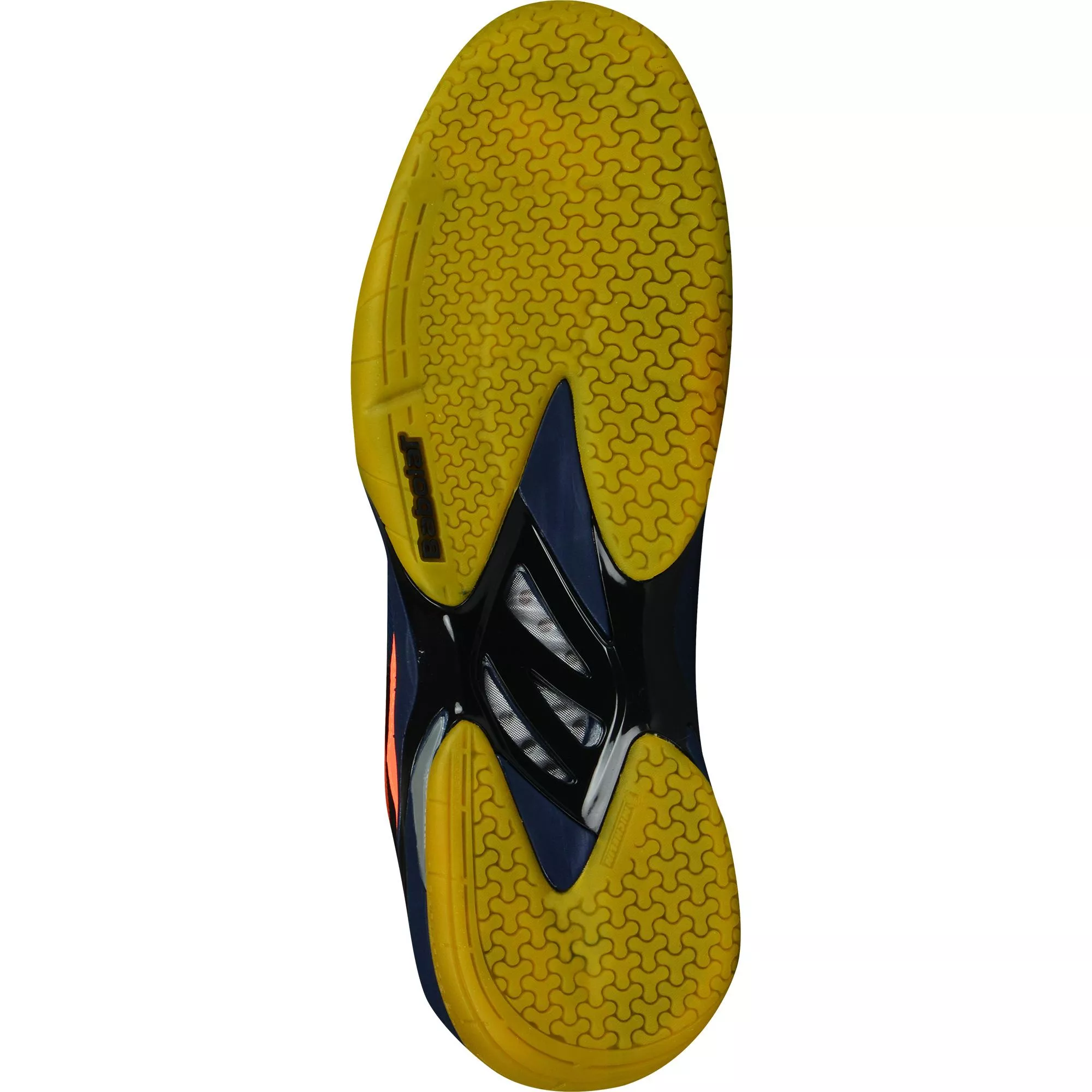 Pantofi barbati badminton Babolat Shadow Spirit - Albastru Inchis / Portocaliu [3]