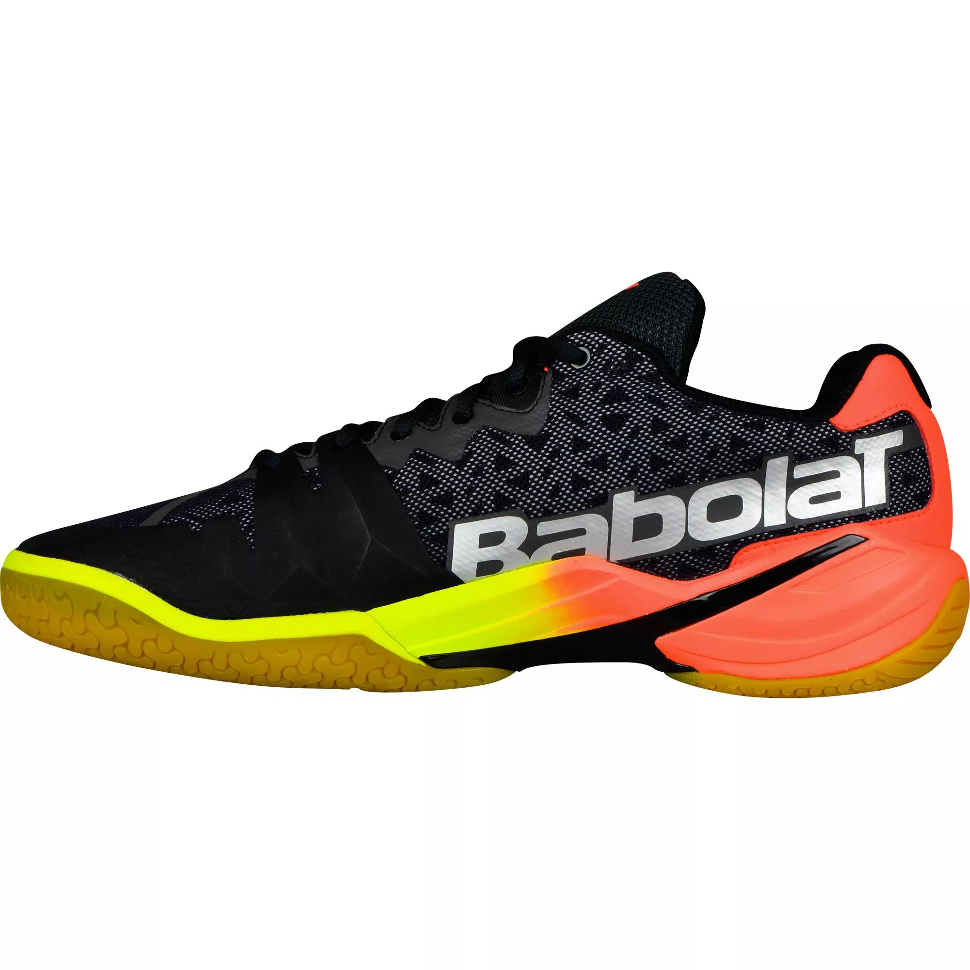 Pantofi barbati badminton Babolat Shadow Tour  - Negru / Rosu / Galben [2]