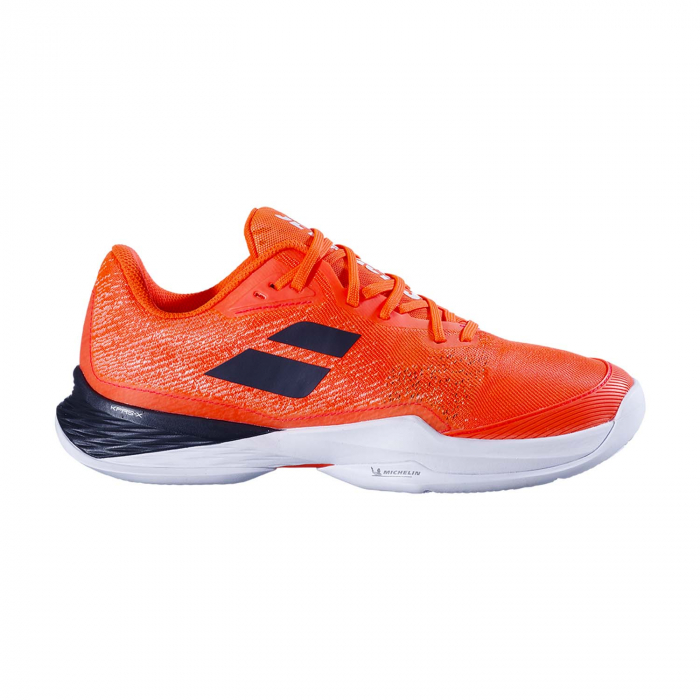Pantofi de Tenis Babolat Jet Mach 3 Clay Barbat - Rosu / Alb [2]