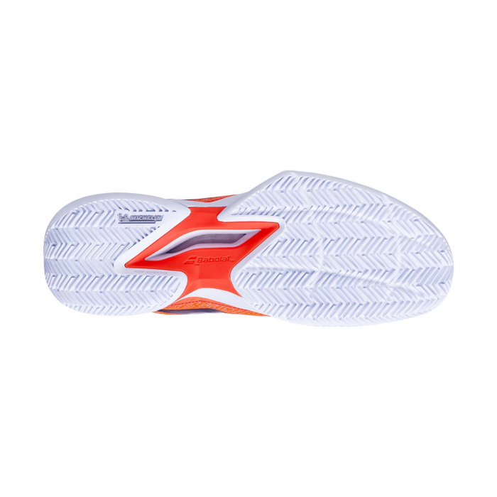 Pantofi de Tenis Babolat Jet Mach 3 Clay Barbat - Rosu / Alb [5]