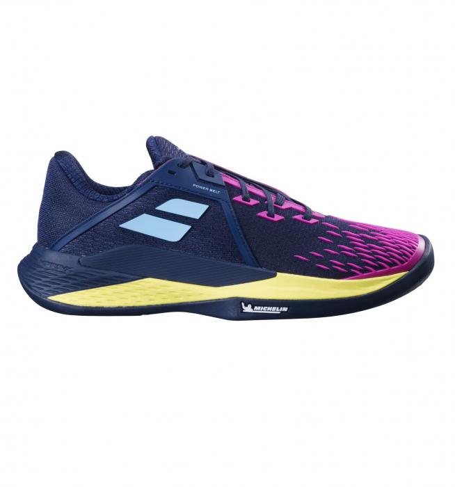 Pantofi de Tenis Babolat Propulse Fury 3 Clay Barbat - Albastru Inchis / Roz [3]