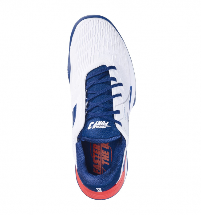 Pantofi de Tenis Babolat Propulse Fury 3 Clay Barbat - Alb / Albastru [4]