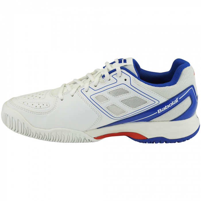 Pantofi de Tenis Babolat Pulsion All Court Barbat - Alb / Albastru [2]