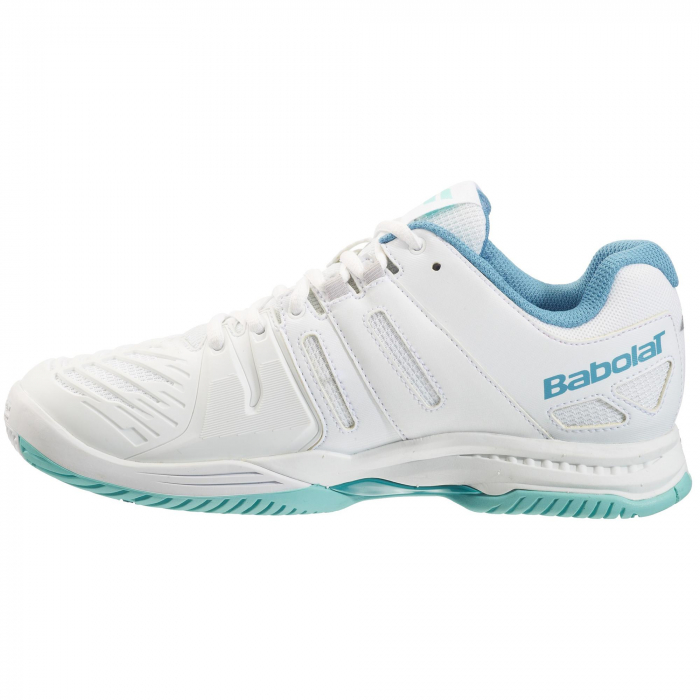 Pantofi de Tenis Babolat SFX All Court Dama - Alb / Albastru [3]