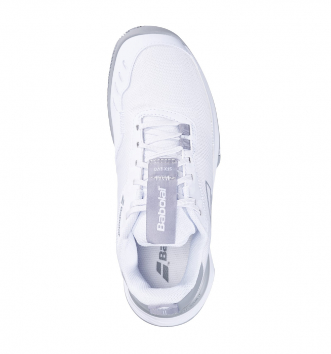 Pantofi de Tenis Babolat SFX EVO Clay Dama - Alb / Gri [4]
