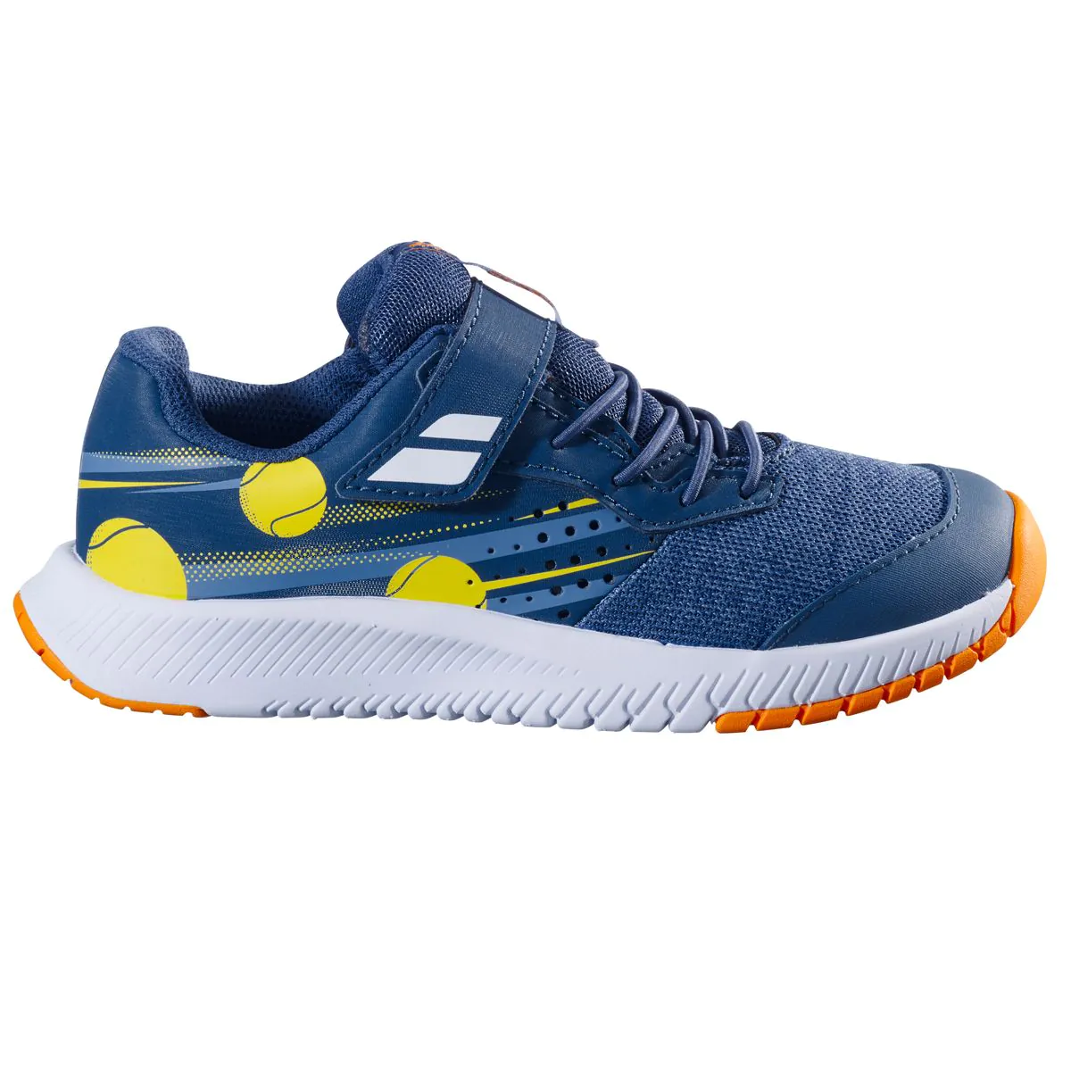 Pantofi tenis Babolat Pulsion Kid All Court - Albastru / Galben [2]