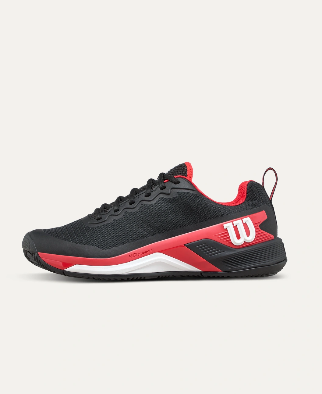 Pantofi tenis barbati Wilson RUSH PRO 4.5 CLAY - negru/rosu [2]