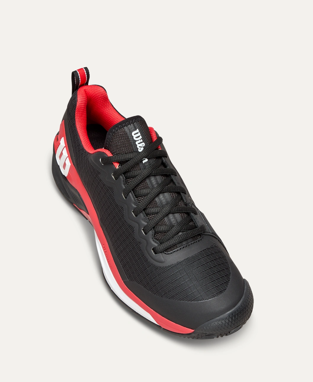 Pantofi tenis barbati Wilson RUSH PRO 4.5 CLAY - negru/rosu [3]