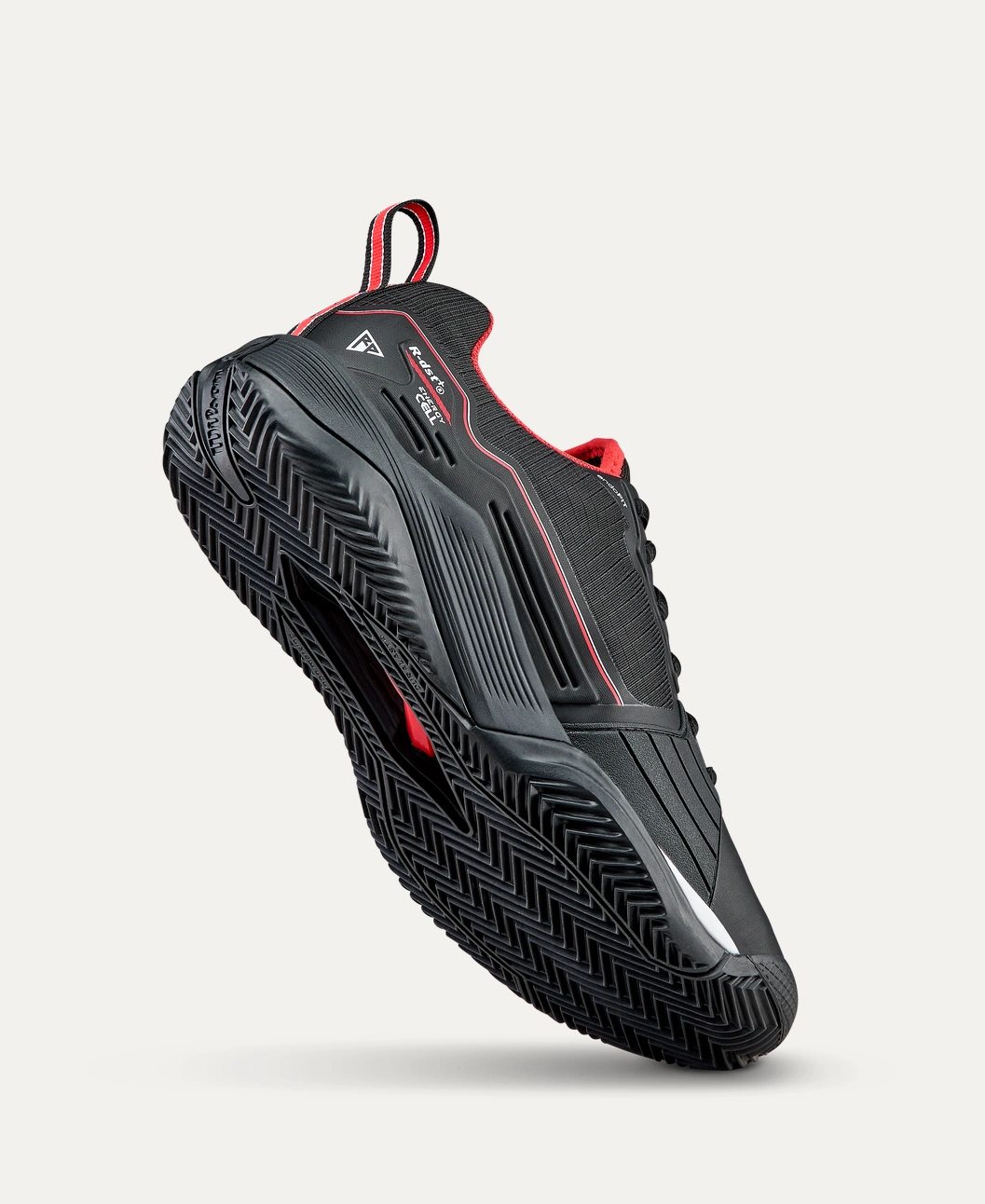 Pantofi tenis barbati Wilson RUSH PRO 4.5 CLAY - negru/rosu [6]