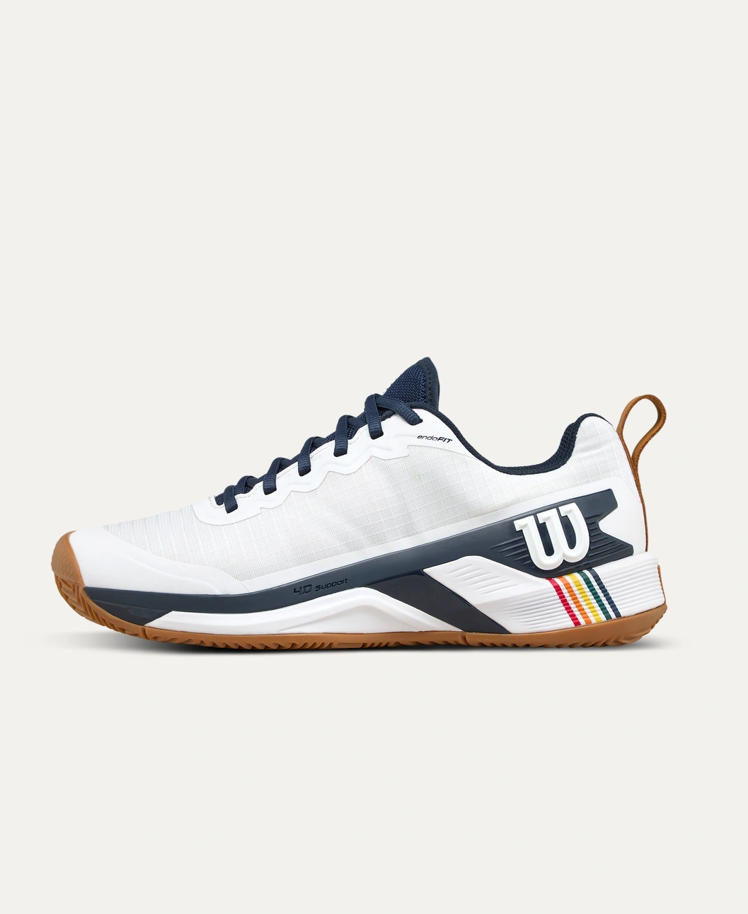 Pantofi tenis barbati Wilson RUSH PRO 4.5 CLAY RG - alb/navy [2]