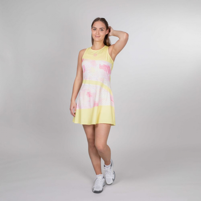 Rochie BIDI BADU Zahai Tech (2 In 1) Dama - Galben Deschis/Roz [3]