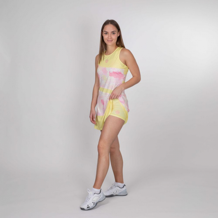 Rochie BIDI BADU Zahai Tech (2 In 1) Dama - Galben Deschis/Roz [5]
