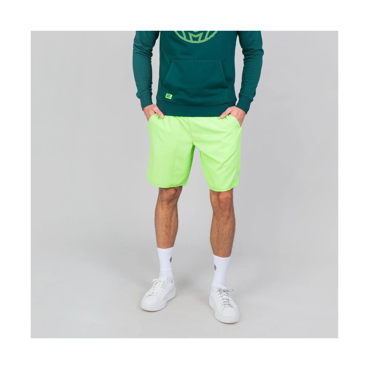 Short barbati BIDI BADU Henry 2.0 Tech - Verde Neon [2]