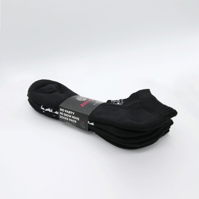 Sosete BIDI BADU No Party No Show Move 3 Perechi - Negru [2]