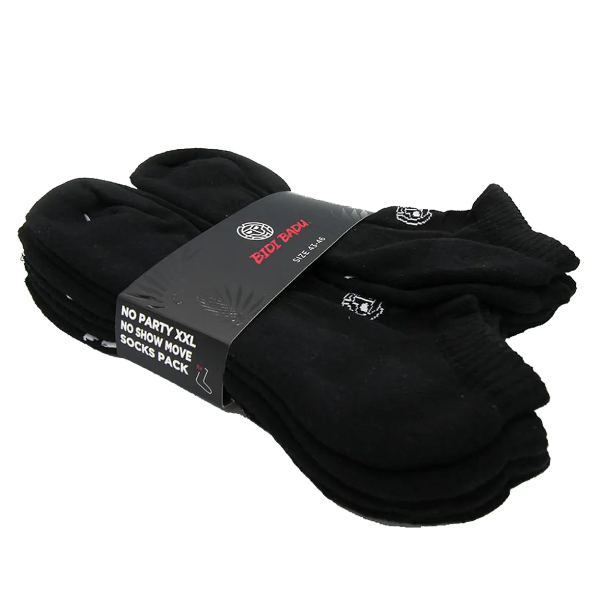 Sosete BIDI BADU No Party XXL No Show Move 6 Perechi - Negru [2]