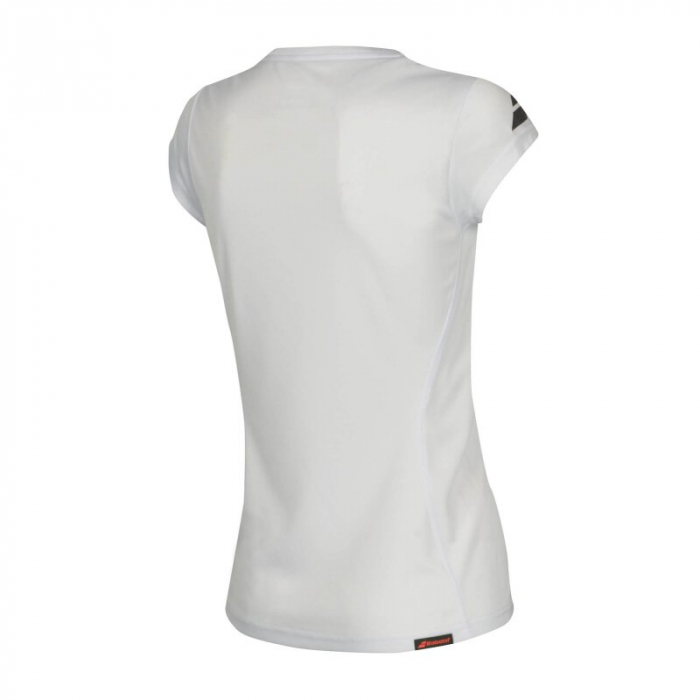 Tricou Babolat Core Flag Dama - alb [2]