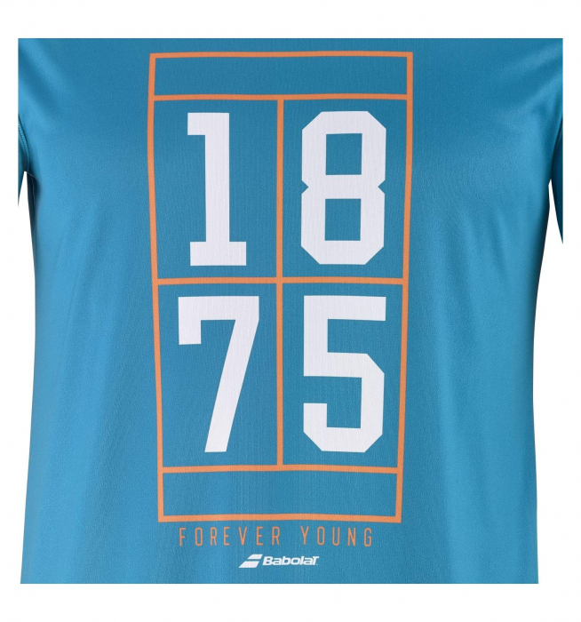 Tricou Babolat Exercise Graphic Baiat - Albastru [4]