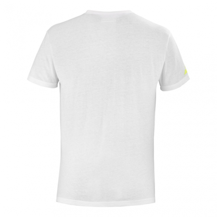 Tricou Babolat Exercise Message Barbat - Alb / Roz [2]