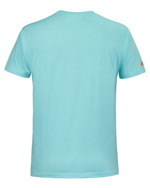 Tricou Babolat Exercise Vintage Baiat - Albastru Deschis [2]