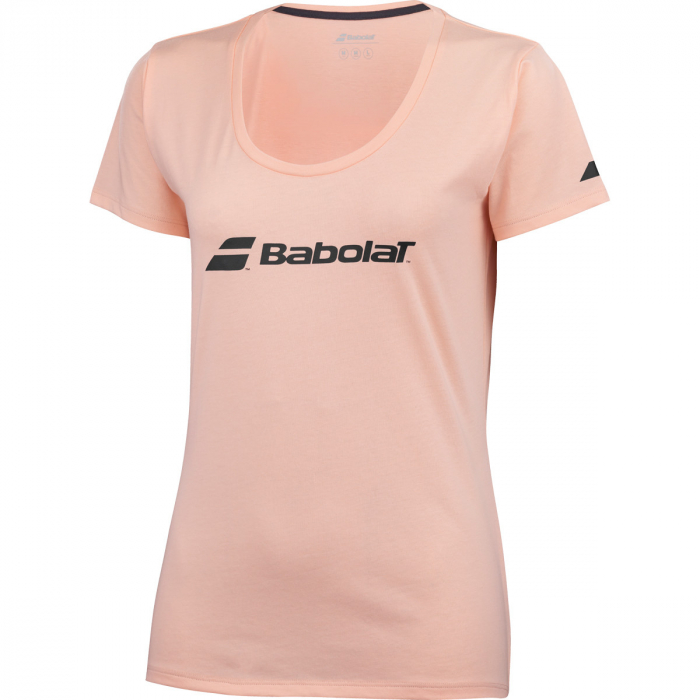 Tricou fete Babolat Exercise - roz [2]