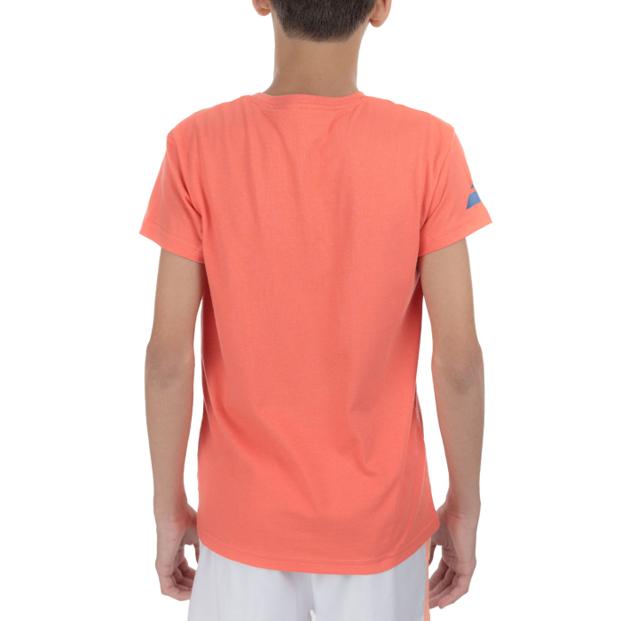 Tricou baieti Babolat Exercise Logo - portocaliu [2]