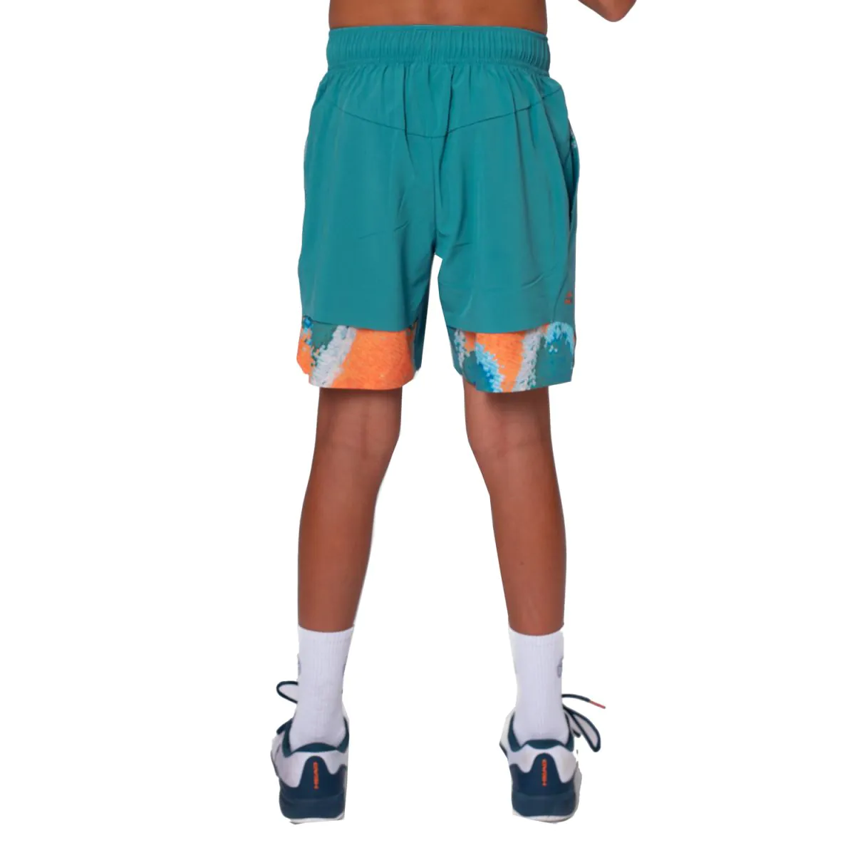 Short baieti Bidi Badu Melbourne 2025 - petrol/portocaliu [2]