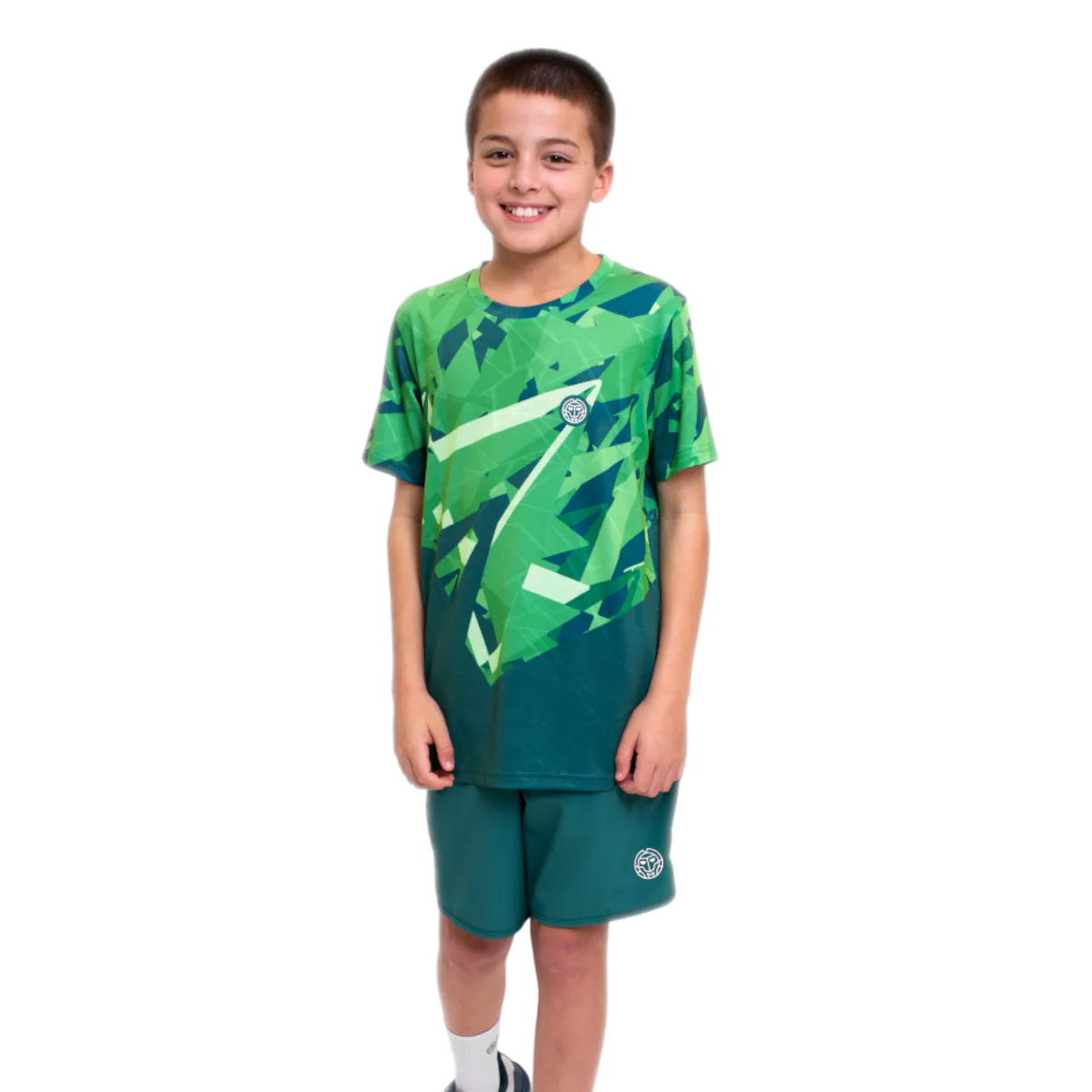 Tricou baieti BIDI BADU Spike - Verde Inchis/Verde [4]